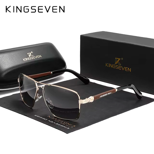 фото Солнцезащитные очки kingseven, золотистый