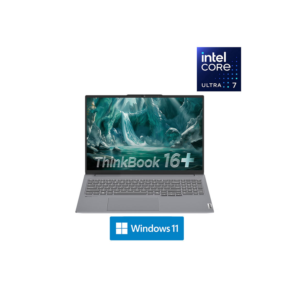 Ноутбук Lenovo Thinkbook 16+ 2025, Core Ultra 9 285H, Arc 140T, 16" 3.2K 165 Hz, 32ГБ/1TB, Русская клавиатура, Серый — фото 1