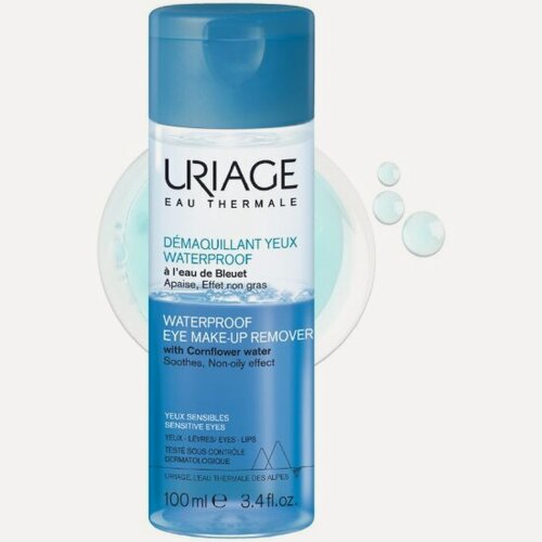 Изображение товара Двухфазный лосьон для снятия водостойкого макияжа с глаз Uriage , 100 мл