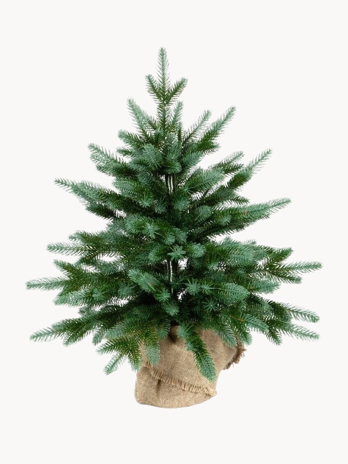 Елка искусственная новогодняя изумрудная эдит  Crystal Trees литая хвоя 58 веточек высота 60 см.