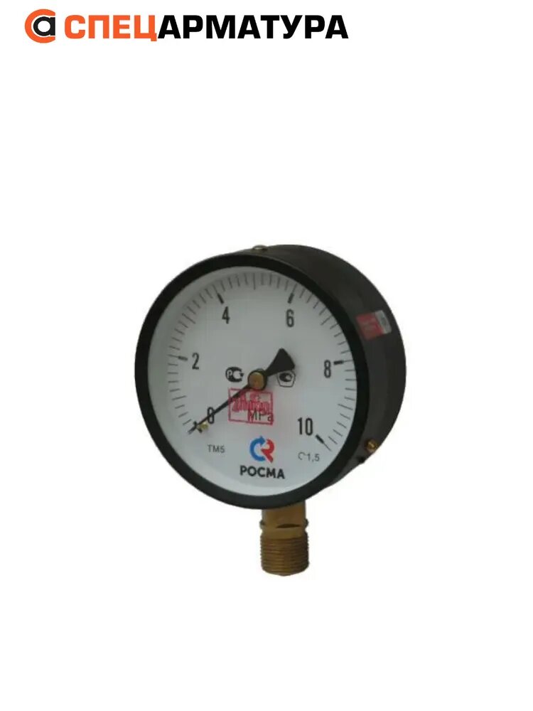 Манометр показывающий технический ТМ-510Р.00(0-10,0MРa)M20x1,5.1,5