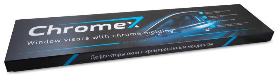 Дефлектор окон Chromex CHROMEX63002 для Nissan X-Trail