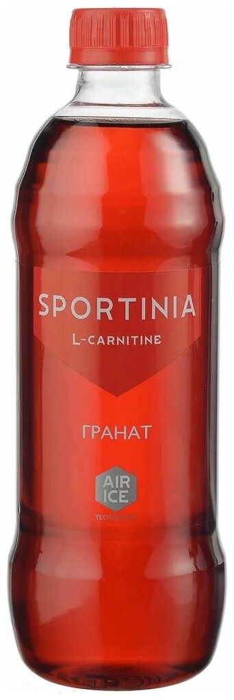 Спортивный напиток Sportinia L-Carnitine (Спортиния Л-карнитин) Гранат 0.5 л х 6 шт