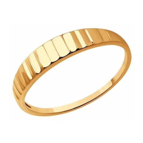 Кольцо Diamant online, золото, 585 проба, размер 16.5