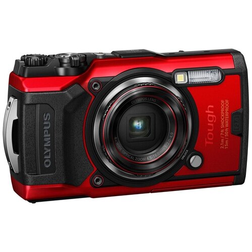 Цифровой фотоаппарат Olympus Tough TG-6 красный ((