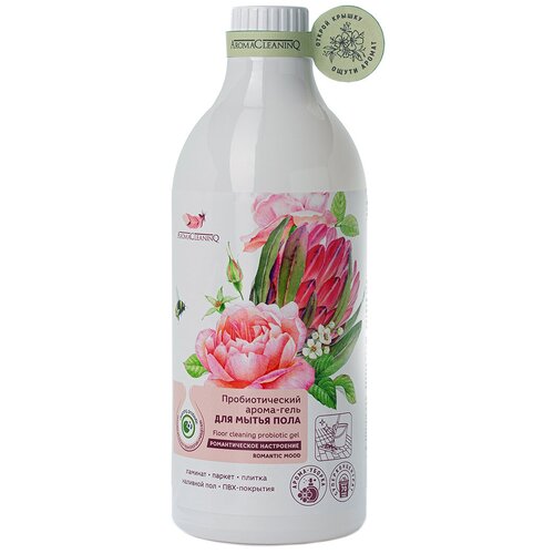 AromaCleaninQ Пробиотический арома-гель для мытья пола Романтическое настроение, 0.75 л