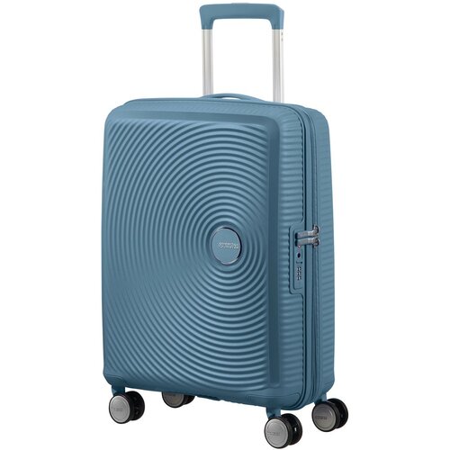 Чемодан American Tourister, 41 л, размер S, синий чемодан american tourister 38 л размер s бирюзовый