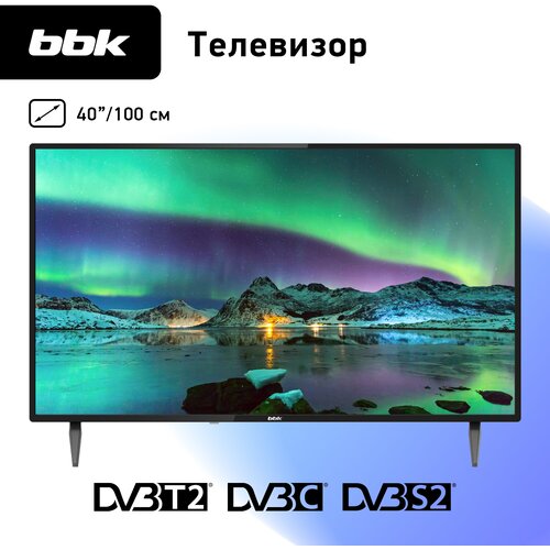 LED телевизор BBK 40LEM-1004FTS2C черный 1669900₽