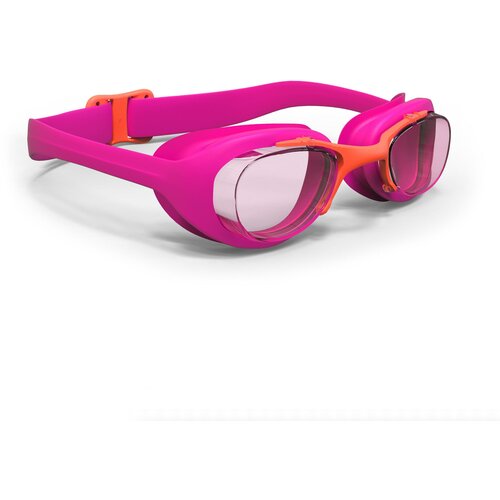 Очки XBASE S для плавания светлые линзы NABAIJI X Decathlon розовые