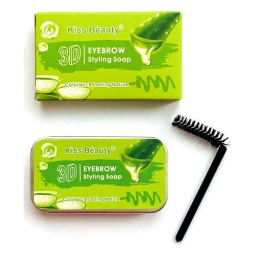 Мыло для укладки бровей 3D Eyebrow Styling Soap Алоэ мыло фиксатор для бровей с алоэ farres eyebrow flash soap with aloe 13 гр