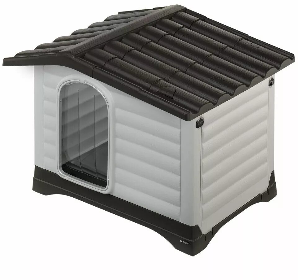 Шторка для будки Ferplast Dogvilla 110 Door 29.6х46.9 см прозрачный - фотография № 6