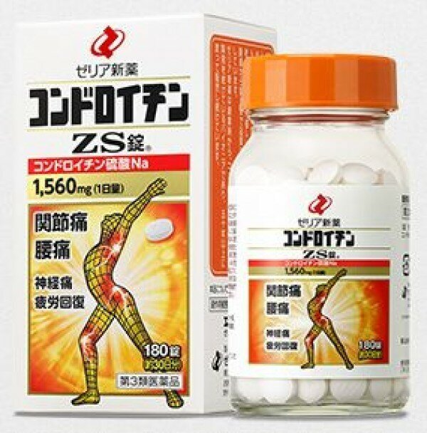 Хондроитин Zeria Pharmaceutical для восстановления суставов (180 таб)