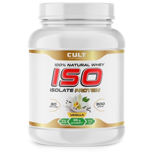 Cult ISO Protein - 900 грамм, ваниль steel power protein shake 900 грамм банан