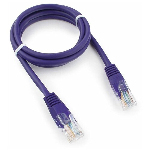 Патч-корд UTP Cablexpert PP12-1M/V кат.5e, 1м, фиолетовый