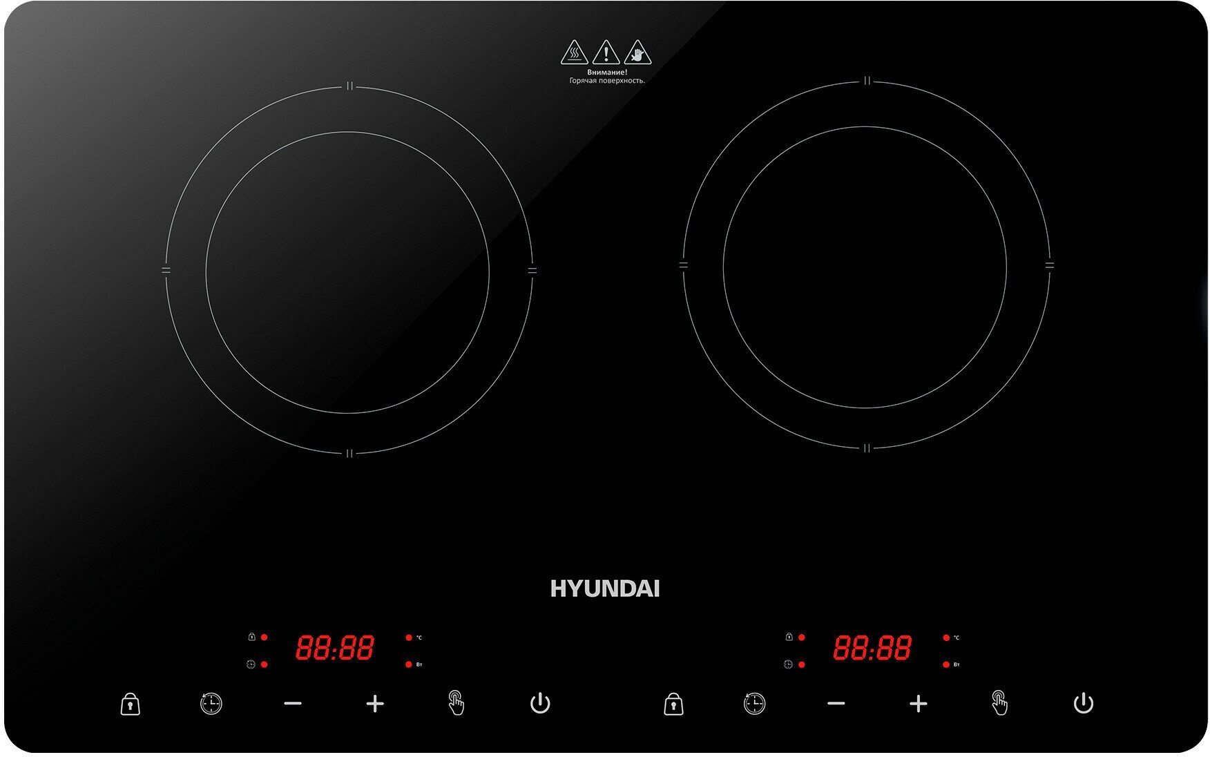 Электрическая варочная панель Hyundai HYC-0109 черный