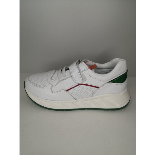 Кроссовки Happy Walk, летние, беговые, натуральная кожа, размер 31, белый