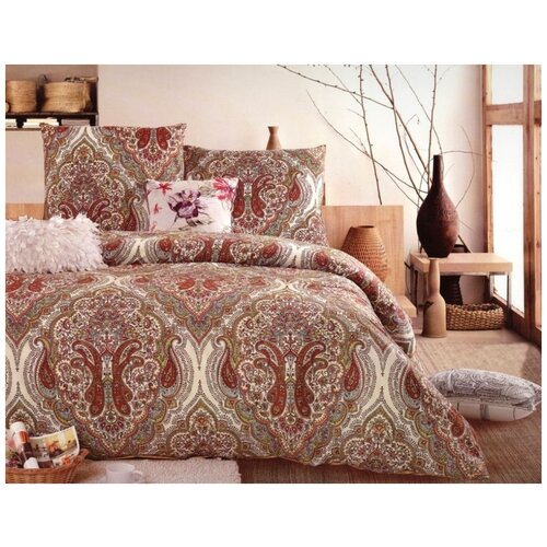 фото Постельное бельё с-178 коричневый c-178-282 valtery