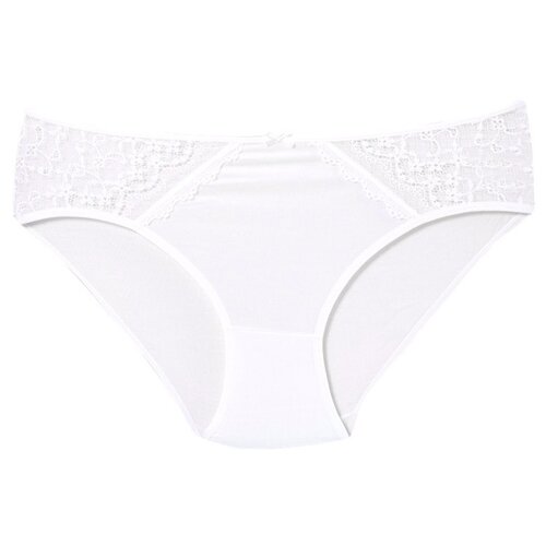 фото Donella набор трусов слипы средней посадки, 5 шт., размер xxl, белый