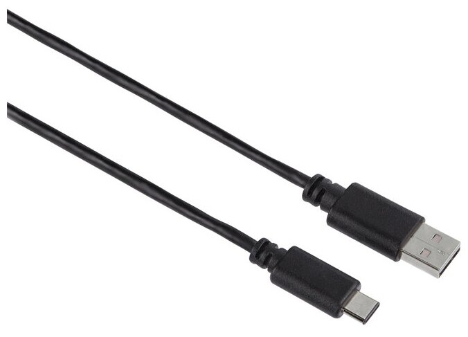 Кабель HAMA USB Type-C (m) - USB (m), 1.8м, 3A, черный [00135741]