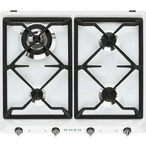 Газовая варочная панель 60 см Smeg Victoria SR964BGH белая 6489000₽