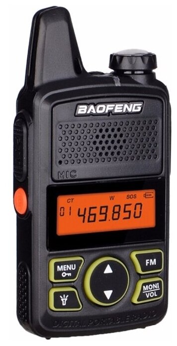 Рация BAOFENG BF-T1 Mini с гарнитурой в комплекте