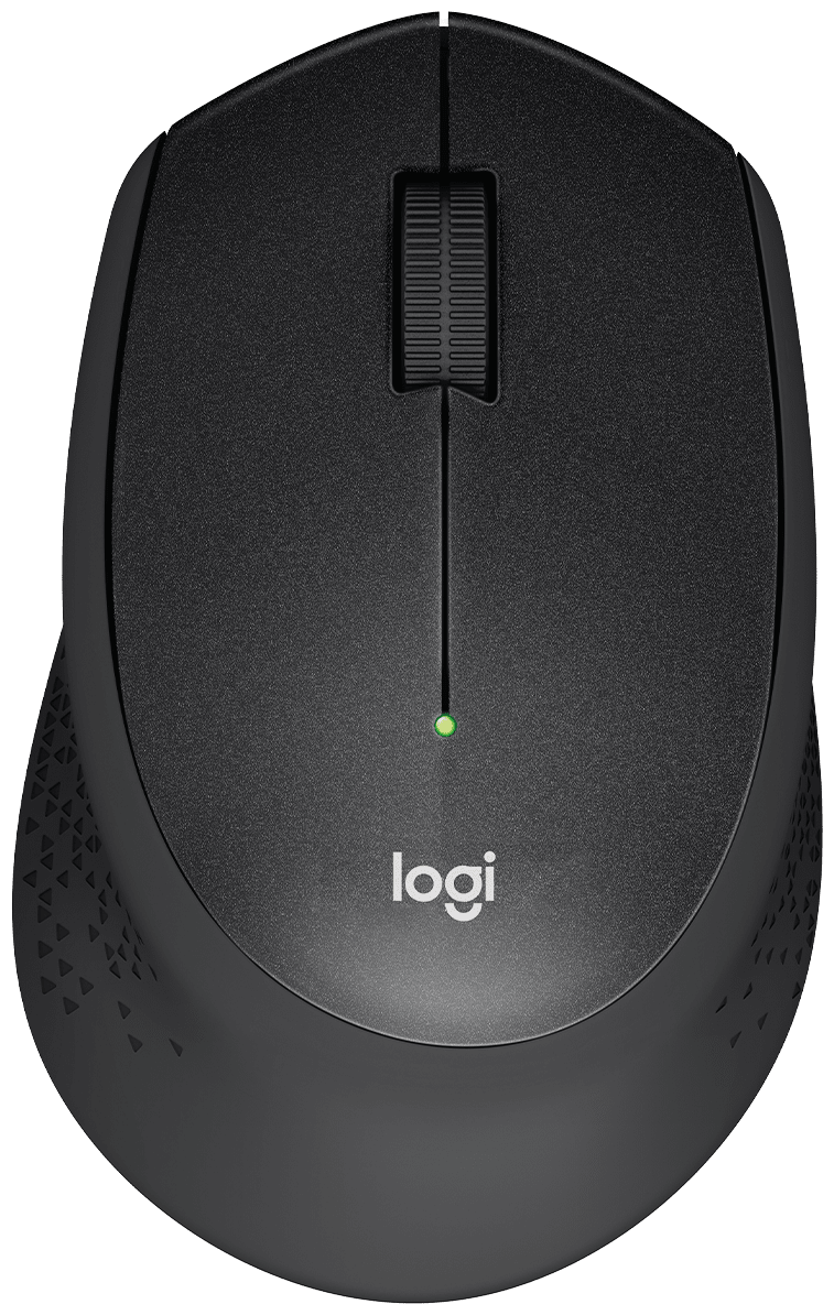 Мышь Logitech M330s черный оптическая (1000dpi) silent беспроводная USB для ноутбука (3but)