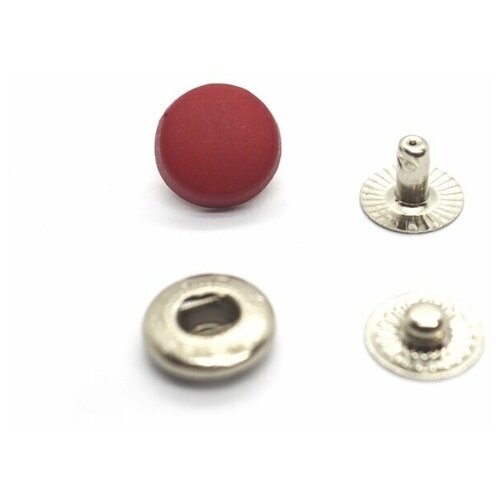 Кнопка с пластиковой крышкой 12,5 мм №54 (уп. 20 шт)цв. Красный ProKnopka