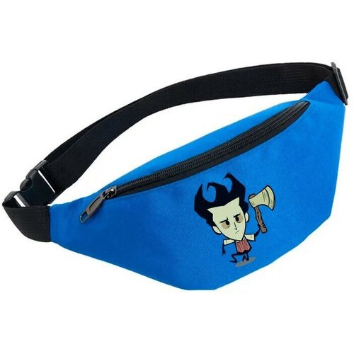 фото Сумка поясная noname, голубой