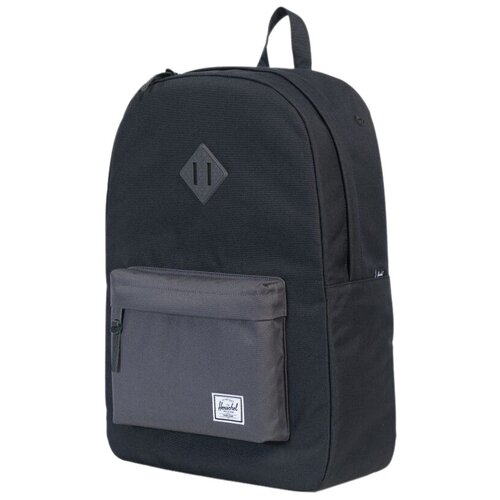 рюкзак herschel heritage 18163 black black 22 l Herschel Heritage 21.5, black/black synthetic leather