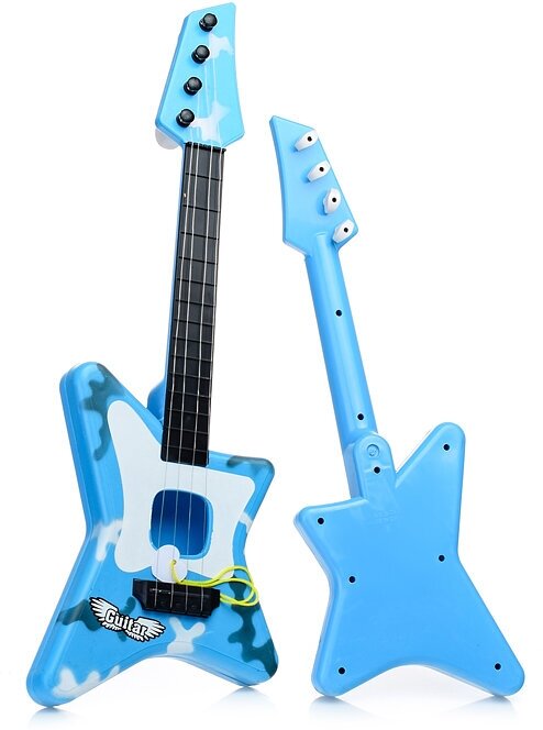 Гитара детская игрушечная "Рок музыка" / Музыкальная игрушка для малышей Oubaoloon B-76A в сумке