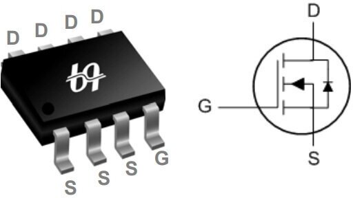 Микросхема QM3006S N-Channel MOSFET 30V 13A