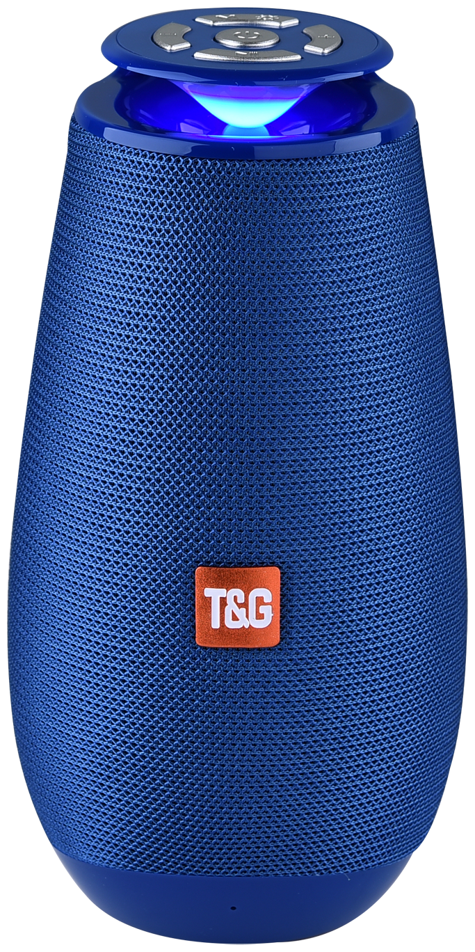 Портативная акустика T&G TG-508, 5 Вт, синий