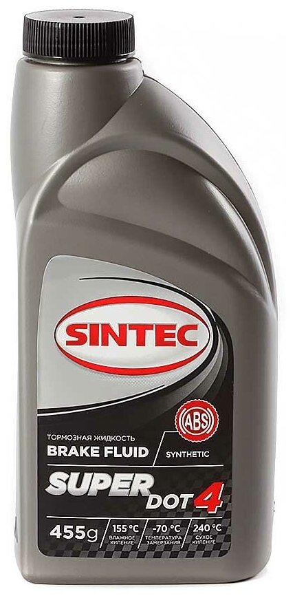 Жидкость тормозная SINTEC SUPERDOT-4 455 гр 990244