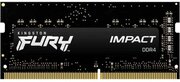 Оперативная память для ноутбука 16Gb (1x16Gb) PC4-25600 3200MHz DDR4 SO-DIMM CL20 Kingston FURY Impact Black (KF432S20IB/16)