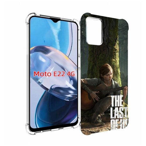 Чехол MyPads The Last of Us Part II для Motorola Moto E22 4G / E22i 4G задняя-панель-накладка-бампер чехол mypads queen of pain dota 2 для motorola moto e22 4g e22i 4g задняя панель накладка бампер