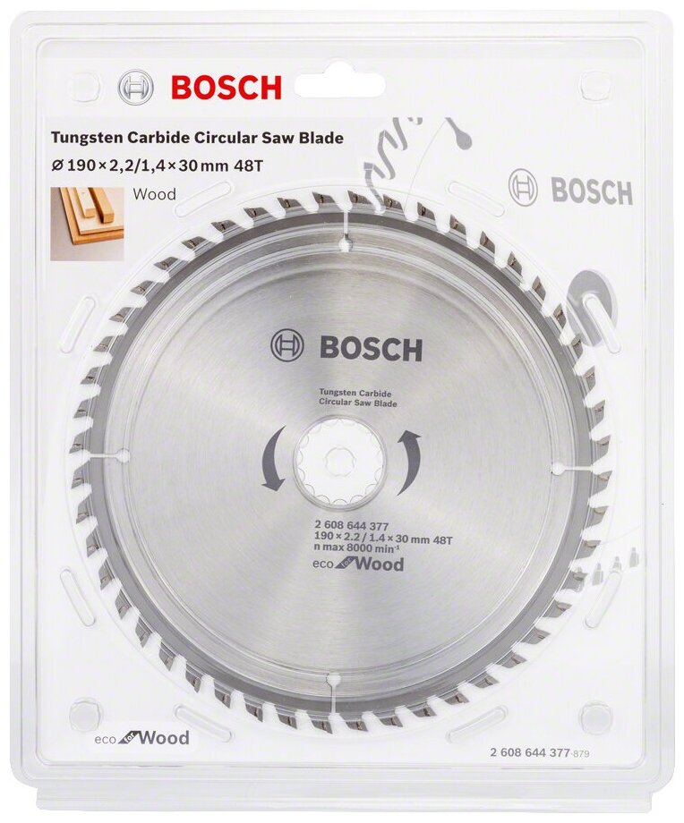 Пильный диск BOSCH Eco for wood 2608644382 230х30 мм