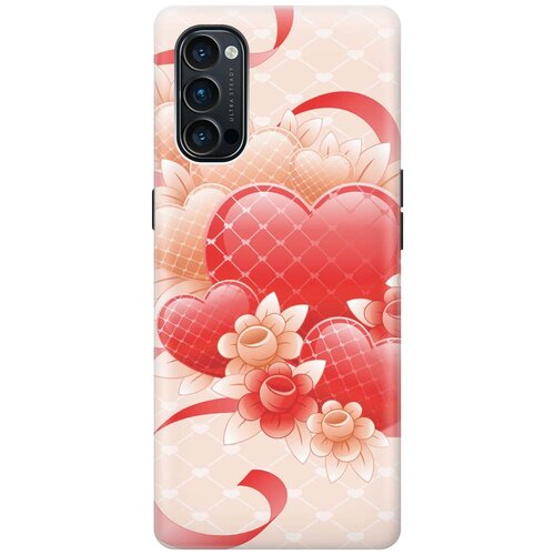 фото Re:pa чехол - накладка artcolor для oppo reno4 с принтом "с любовью"