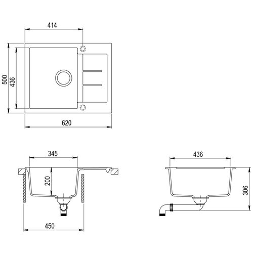 Кухонная мойка AquaSanita Tesa SQT 102 AW 111