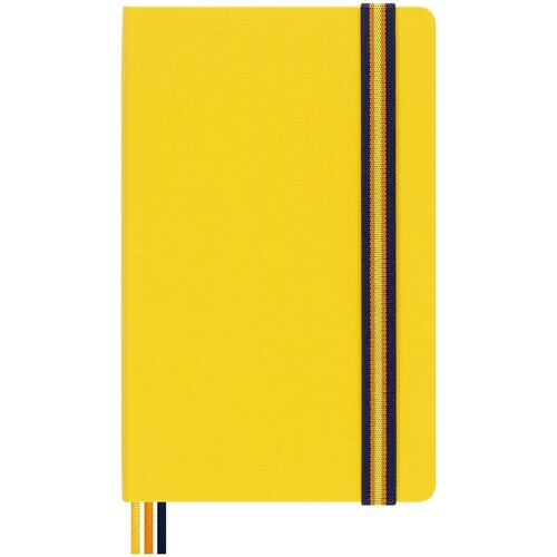 Блокнот Moleskine LIMITED EDITION K-WAY SKQP060KWYELLWT05 Large 130х210мм обложка текстиль 240стр. линейка желтый блокнот moleskine smart smnl31hbk large 130х210мм 240стр линейка твердая обложка черный