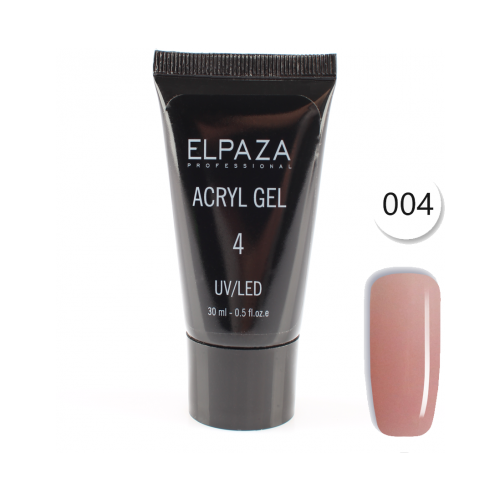 Elpaza Acryl gel 004 elpaza полигель acryl gel для наращивания и моделирования ногтей 5 30 мл
