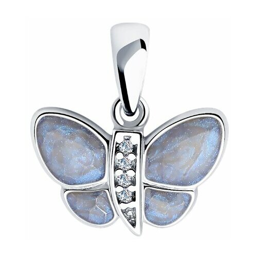 фото Подвеска из серебра бабочка jewel cocktail