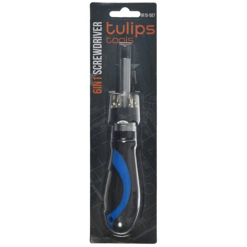 Отвертка Tulips tools 6 в 1, реверсивная IR15-507