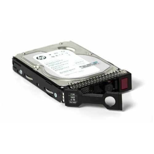 Жесткие диски HP Жесткий диск 761497-001 HP 6TB 6G SAS 7.2K 3.5in for gen8/gen9/gen10 жесткий диск hp msa 2tb 6g sas 7 2k lff midline self encrypted 1yr wty 757569 001