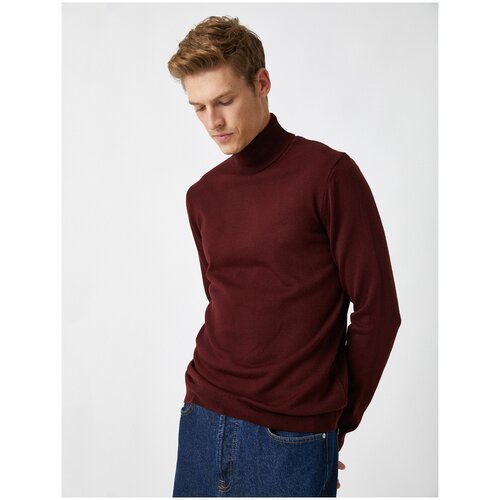 фото Свитер koton , размер s(48) , 477 бордовый