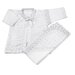 Комплект (крестильный) для мальчика рубашка, пеленка (нарядная) 80*80