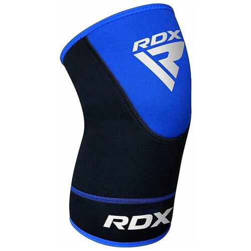 фото Суппорт колена, наколенник для фитнеса rdx kr knee support compression sleeve moisture wicking , размер l, синий
