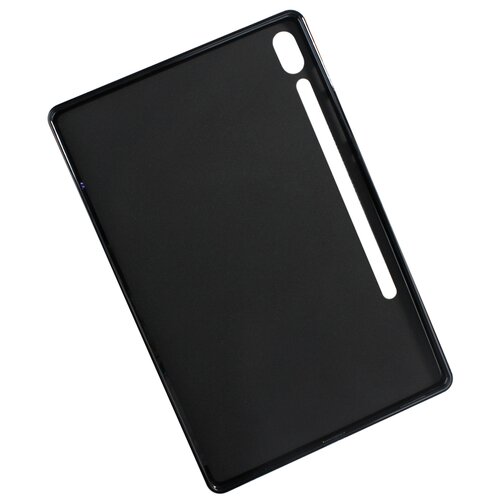 фото Чехол панель-накладка mypads для samsung galaxy tab s6 10.5 sm-t860 / t865 ультра-тонкая полимерная из мягкого качественного силикона черная