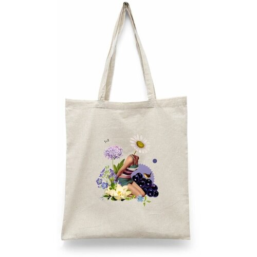 фото Сумка шоппер каждому своё, бежевый