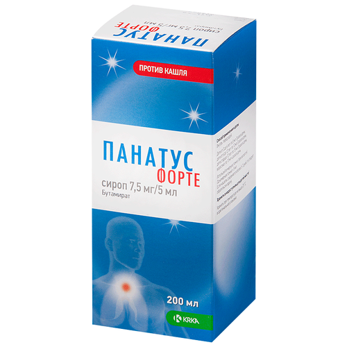 Панатус форте сироп фл., 7.5 мг/5 мл, 200 мл