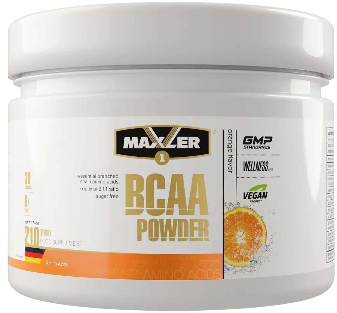 Maxler BCAA Powder EU 210 гр (Maxler) Апельсин